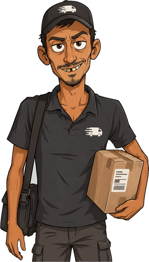 The delivery man